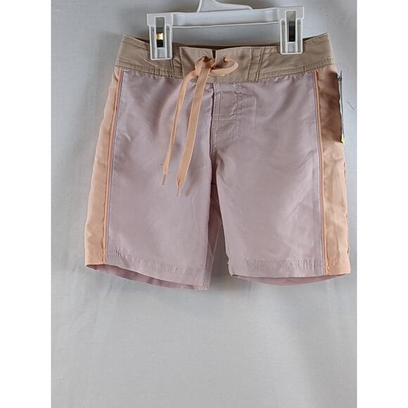Art Class Colorblock Swim Trunks Light Pink 4 UPF 50+ Swimsuit Beach Pool Pocket - Picture 10 of 11